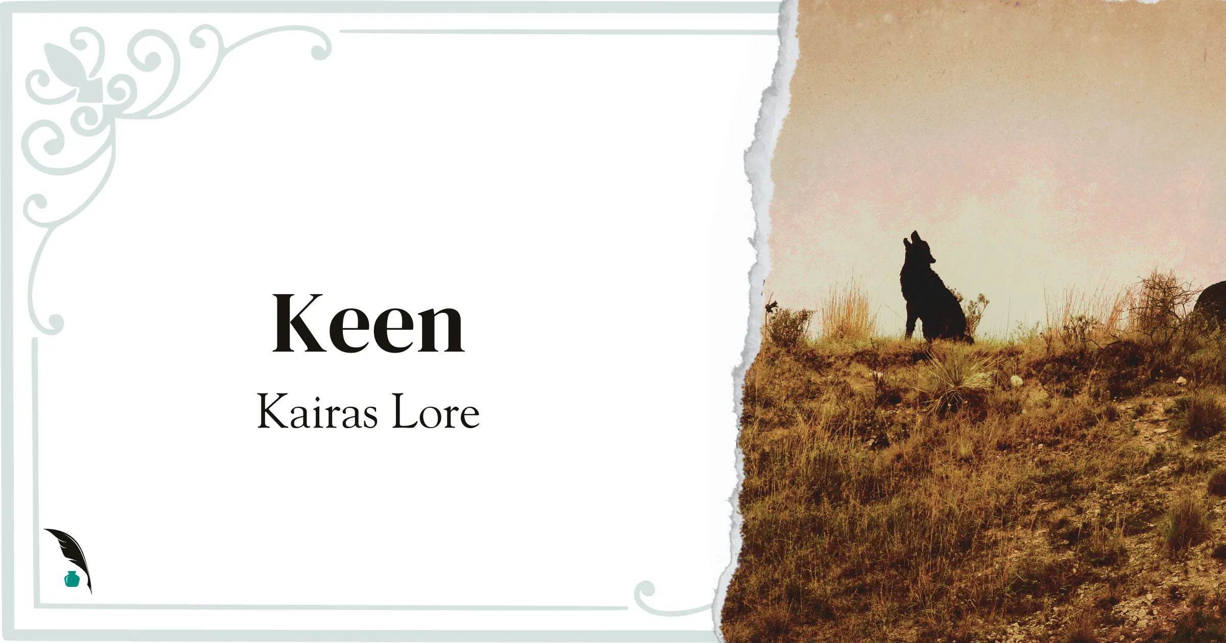 a blog image for the Keen blog that features a large fox on a grassy hill